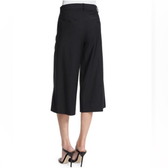 THEORY Halientra Admiral Black Crepe Culotte  Size 10 💙 - Picture 2 of 6